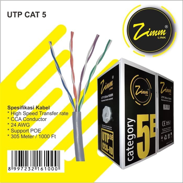 KABEL LAN CAT 5 ZIMMLINK