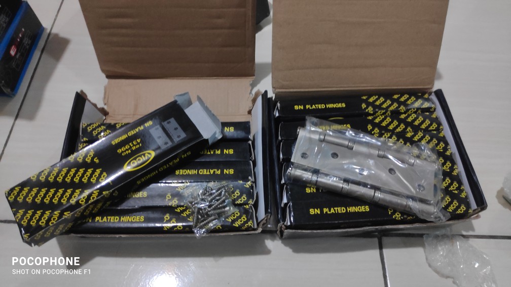 Engsel Pintu Tebal Silver 5