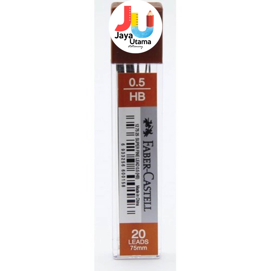 

(20 LEAD) Isi Pensil Mekanik Faber Castell Superfine HB 2B 0.5 Mm
