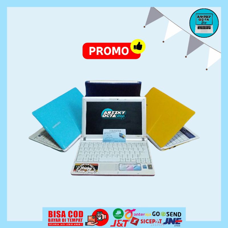 Netbook samsung 1 jutaan netbok seken/second/bekas murah lcd 10inch ready banyak