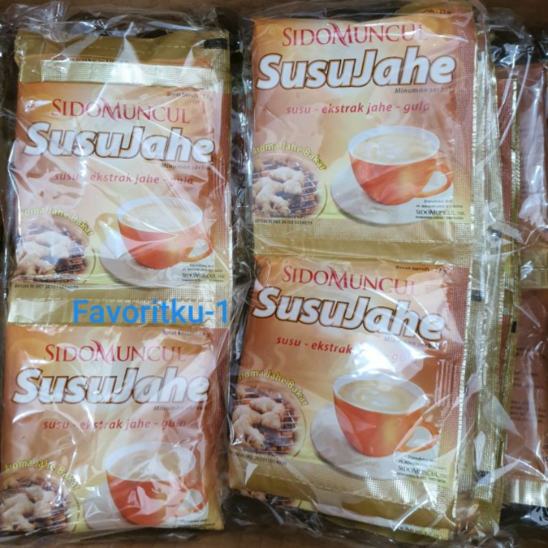 

Susu Jahe SIDOMUNCUL 27 gr. 1 Renteng Isi 10 Sachet