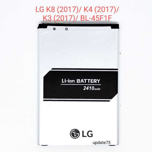 Baterai LG K8 2017 K4 2017 K3 2017 BL-45F1F  BL45F1F original