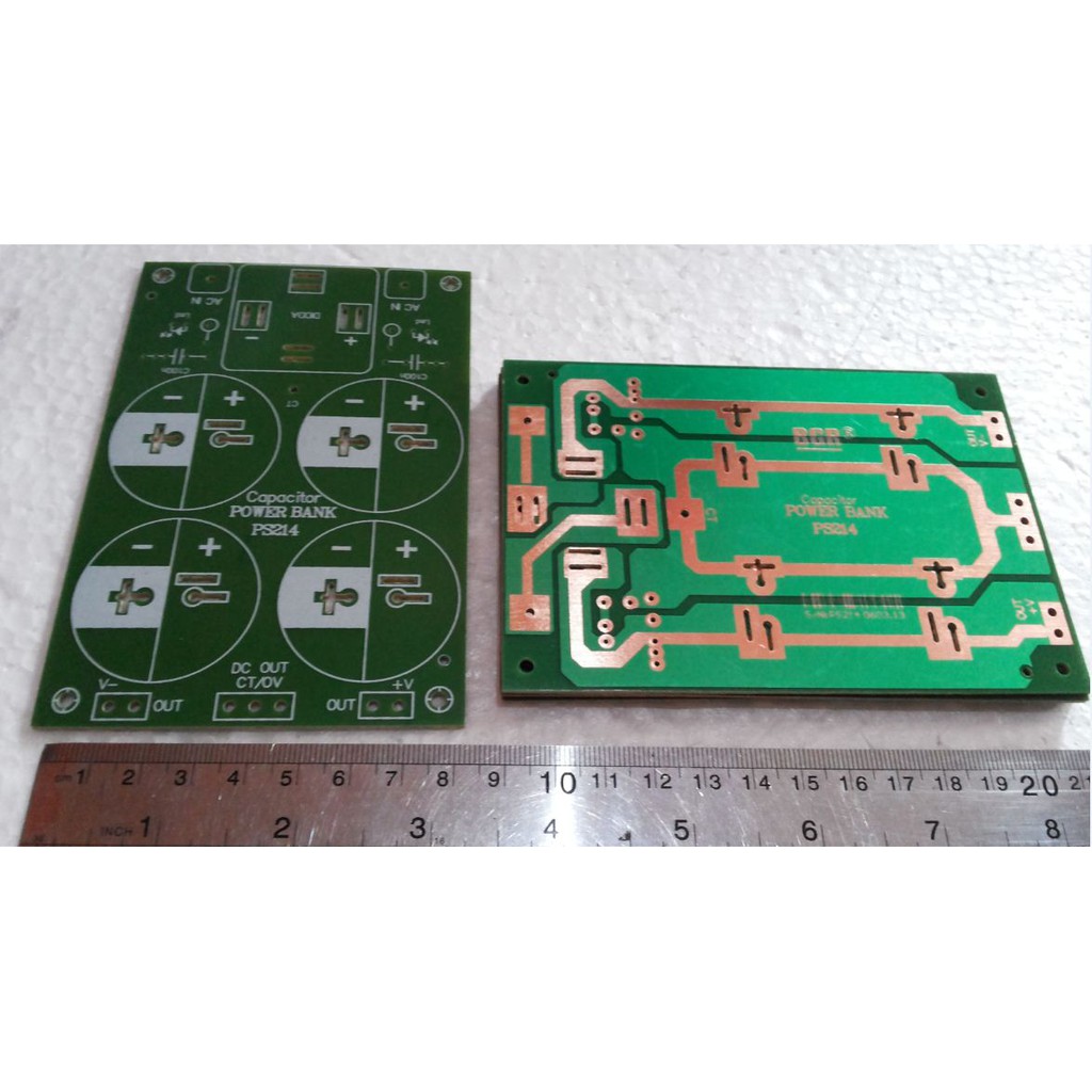 PCB Power Bank PS214 Hijau - Capacitor Power Bank
