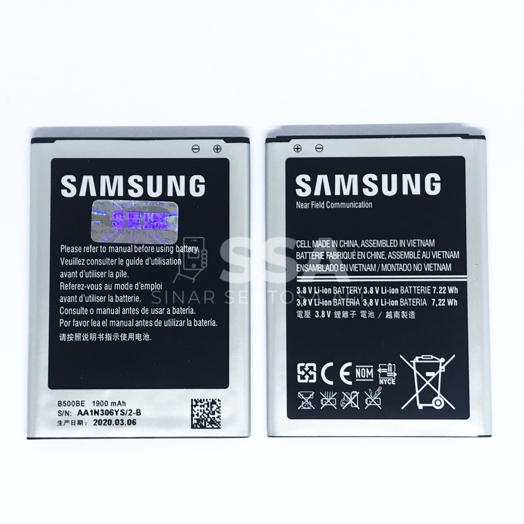 Baterai Original 100% Samsung Galaxy S4 Mini B500BE Ori HP Battery Batrai Batre GARANSI AWET