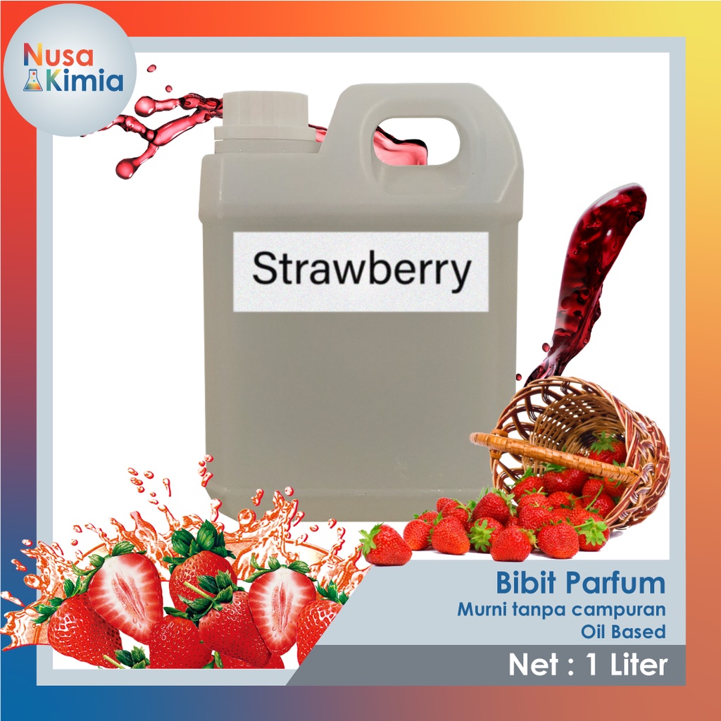 Bibit Parfum Strawberry / Stroberi 1 Liter