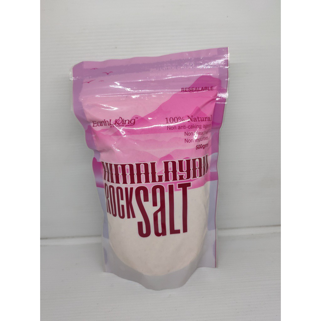 

500gr Pink Himalayan Salt Garam Himalaya EARTH LIVING