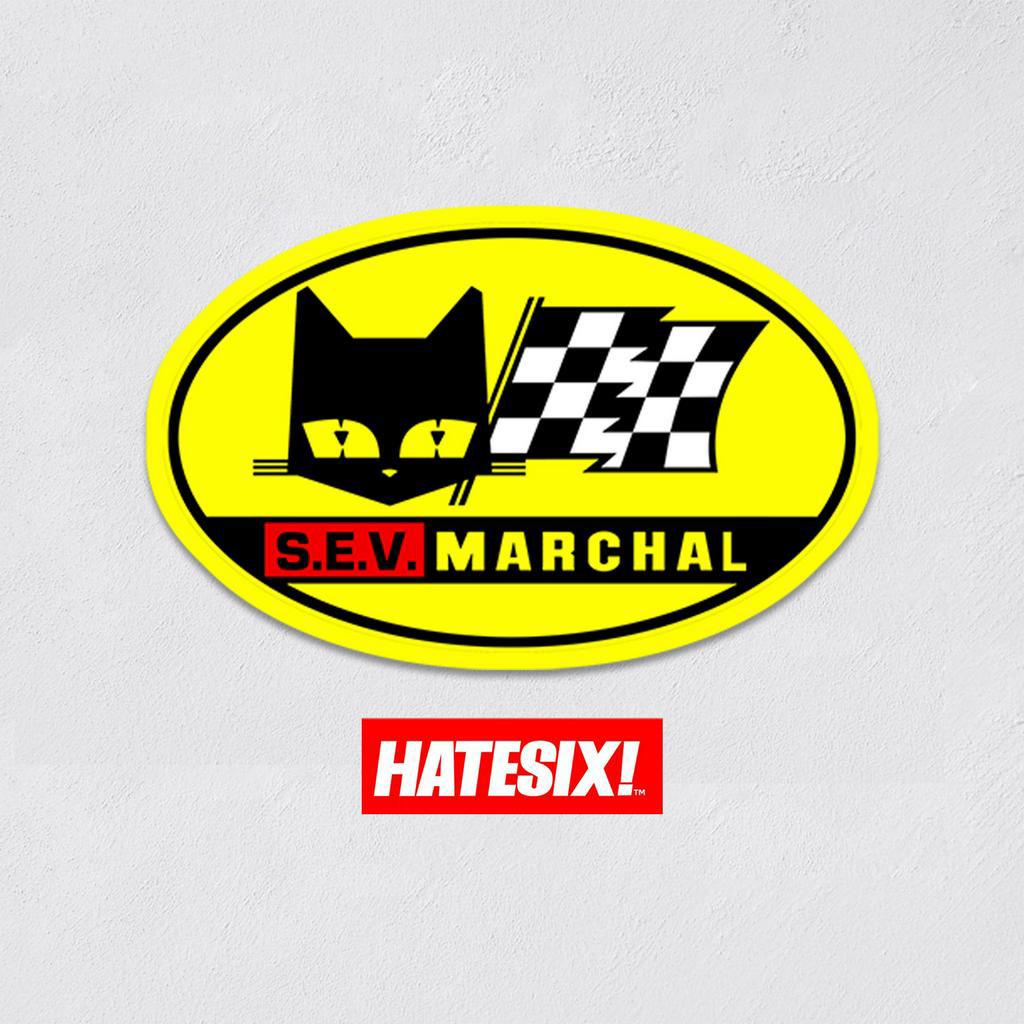 Sticker Decal S.E.V. Marchal Sev Marcal lamp Hatesix