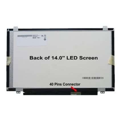 LED LCD 14.0 14 Inch Slim 40 Pin