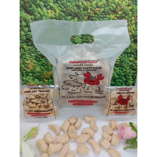 

Amplang Kuku Macan Rasa Kepiting & Tenggiri isi 10 pcs | Oleholeh khas Balikpapan Kalimantan Timur | Cemilan | Kerupuk Kepiting