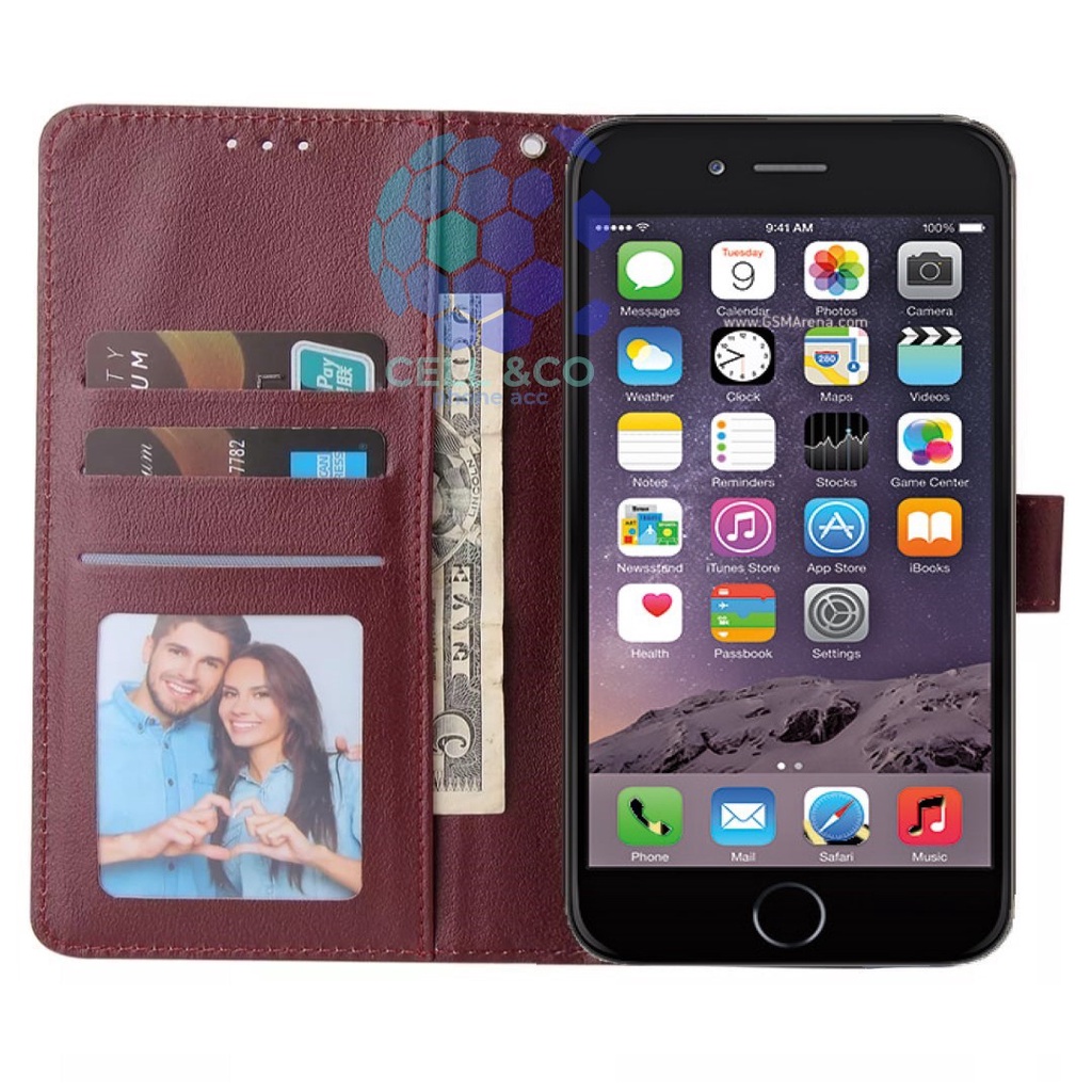 Flip cover IPHONE 8 Flip case buka tutup kesing hp casing hp flip case leather wallet