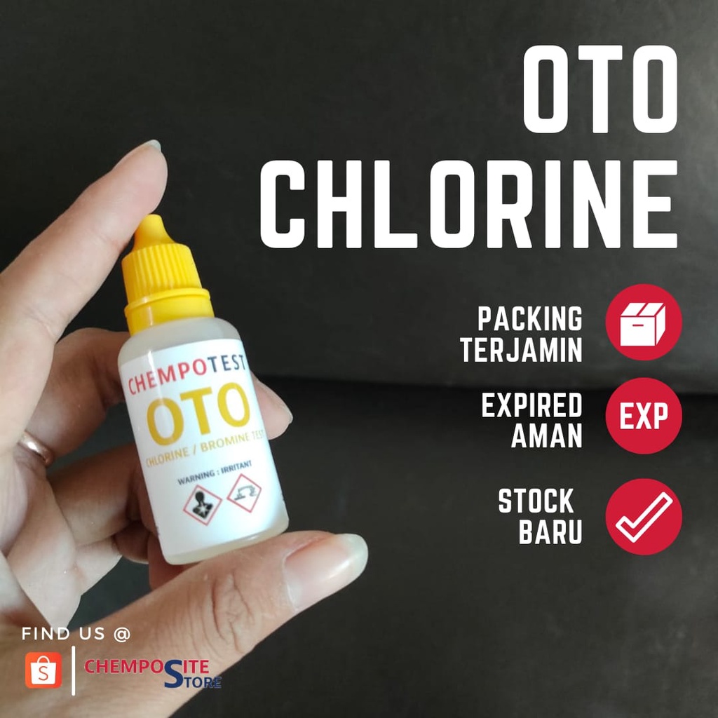 Oto chlorine / oto klorin / phenol red / oto phenol red / refill test kit