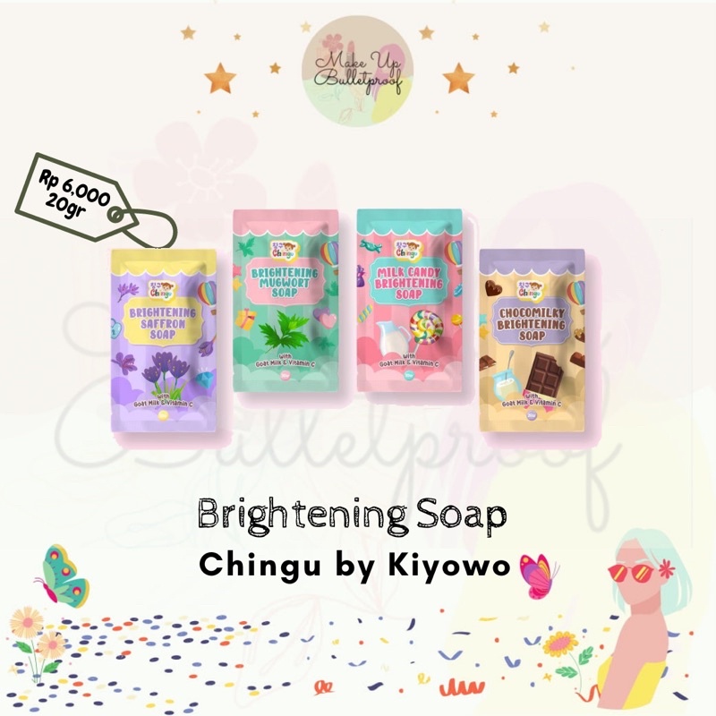 Sabun Travel Size Chingu by Kiyowo with Collagen & Vitamin C BPOM