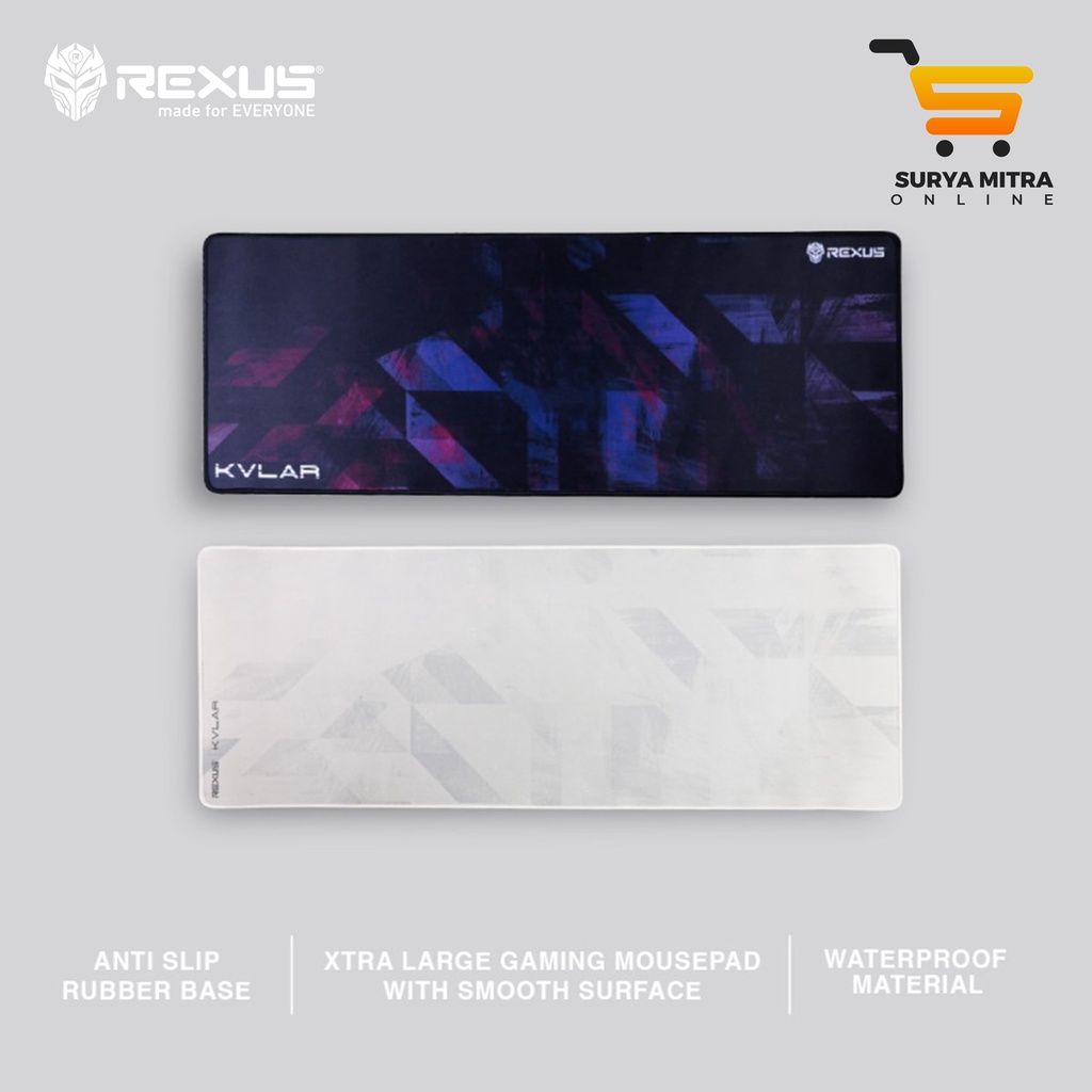 Mousepad Gaming Rexus Kvlar T10 Speed Edition XL - T=10