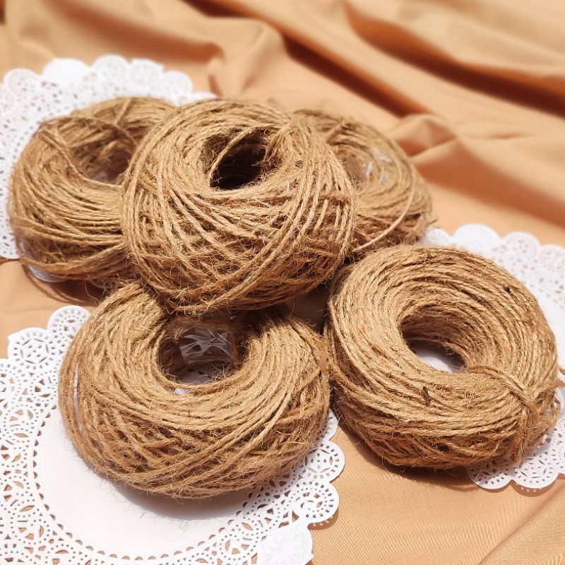 Tali Rami 2ply, 3ply & 5ply (Panjang 1 Gulung  -+ 50m)