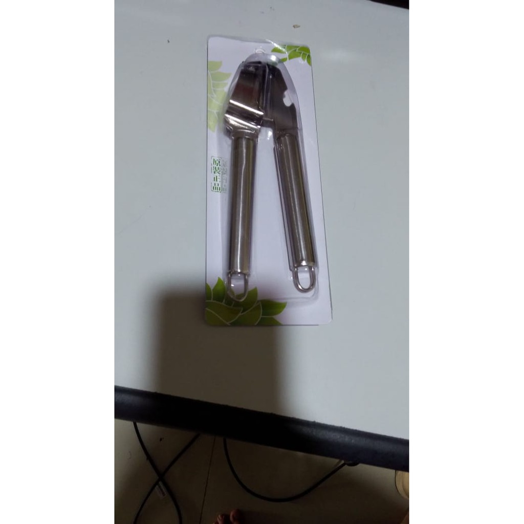 ES544 Alat penghancur Bawang stainless Garlic press