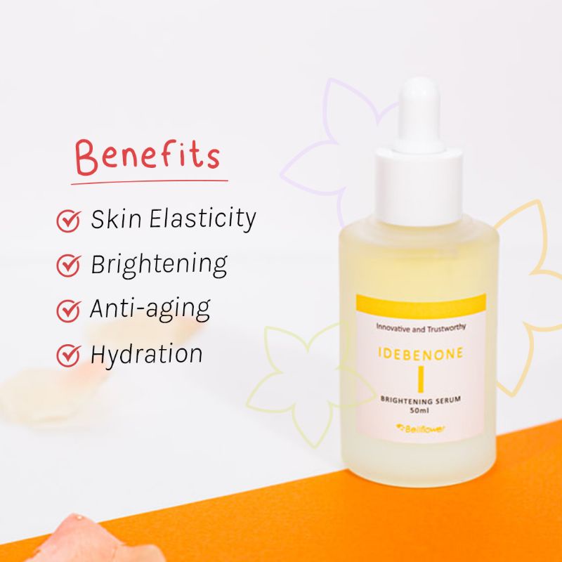 bellflower idebenone brightening serum 30ml