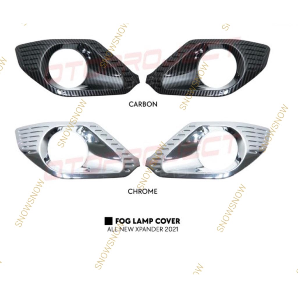 Fog Lamp Cover Xpander 2021 2022 2023 UP Foglamp Chrome Carbon