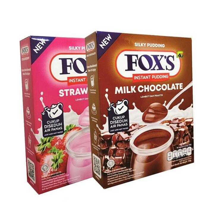 

FOXS Silky pudding-pudding bubuk instan-variant macam rasa