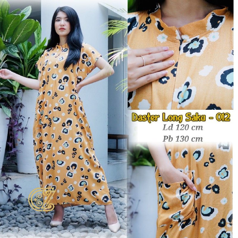 DASTER BUSUI SAKU TERBARU JUMBOO LD 130 CM BAHAN RAYON ADEM BUSUI MOTIF 11 / Coza Batik