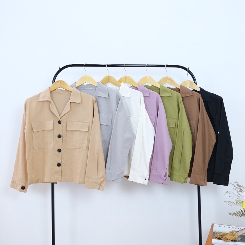 (MGA) KEMEJA OVERSIZE LINEN GORENA DAILY OUTER BUSUI LINEN