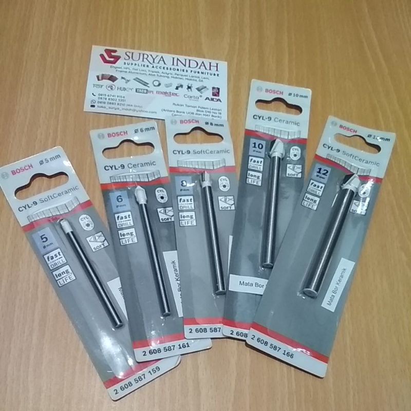 Mata bor kaca mata bor tombak mata bor kemarik