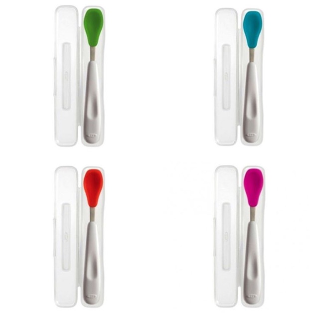 OXO TOT on-the-go feeding spoon with case