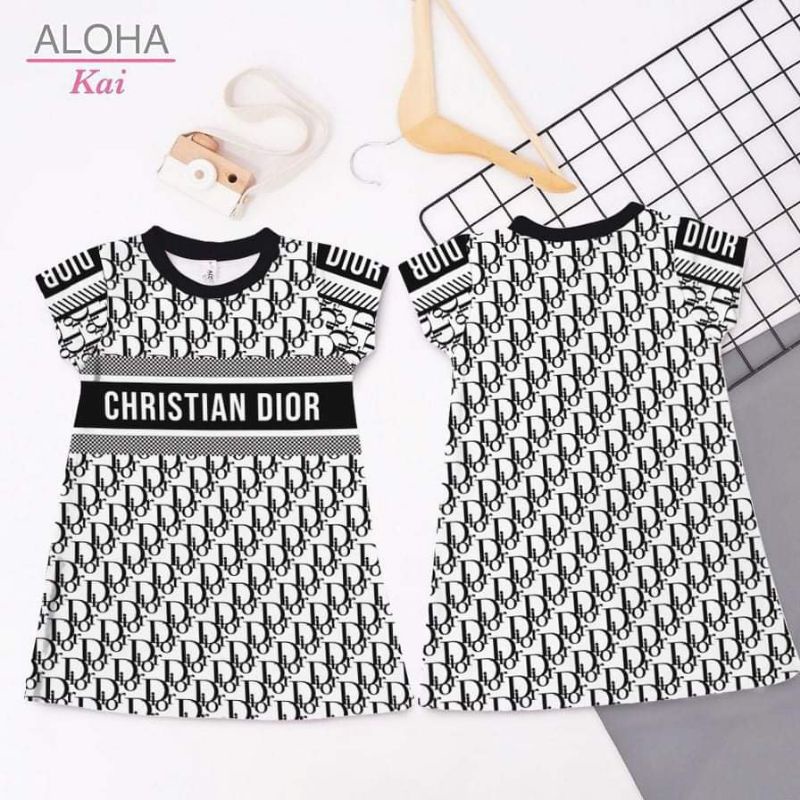 NEW DRESS DIOR ALOHA KAI ANAK IMPORT