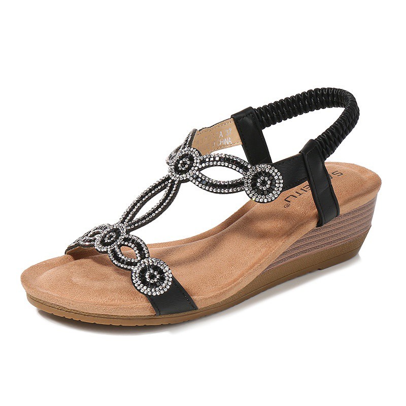 2019 Womens Summer Sandals,NEWONESUN Clip Toe Cross Strap Casual Comfortable Beach Shoes Walking Sandal Flats 
