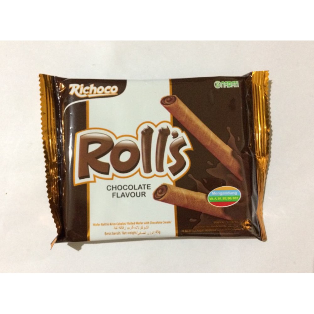 

Promo Richoco Nabati Rolls Chocolate Wafer Stick 1 Pcs terakhir