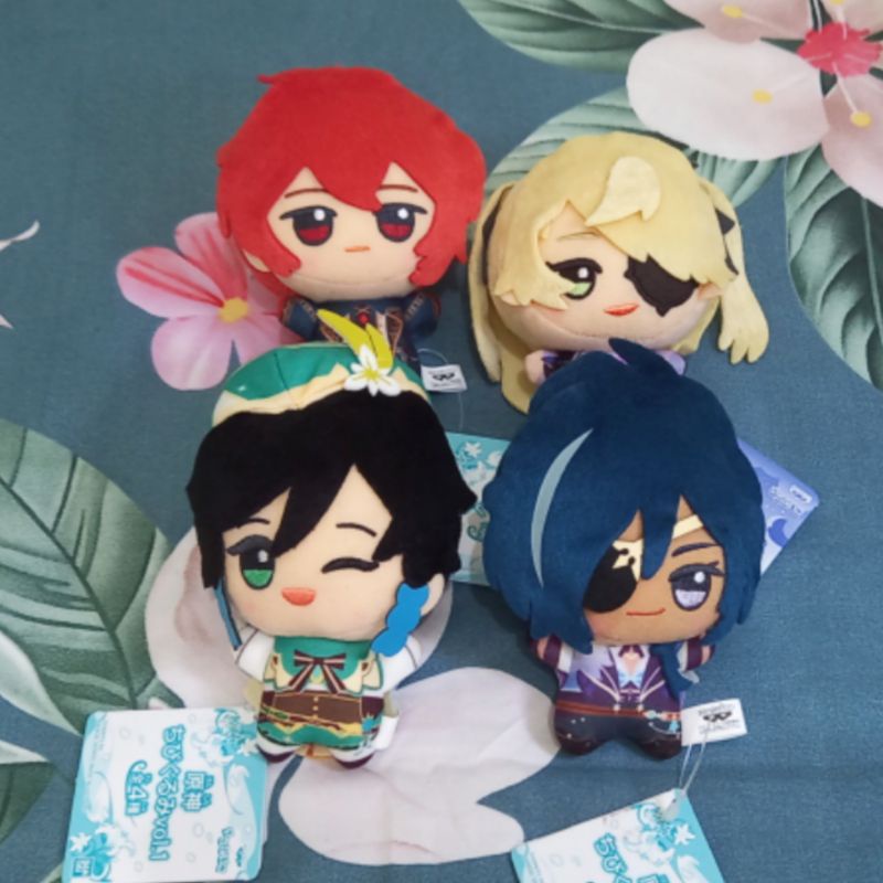 Chibigurumi Genshin Impact ( Diluc Kaeya Venti Fischl )