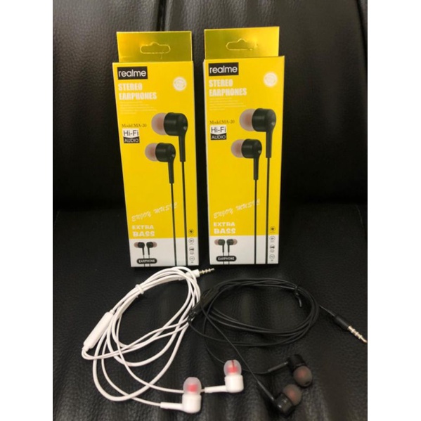 HF HEADSET REALME MA-20 SUPER BASS PACKING INPORT