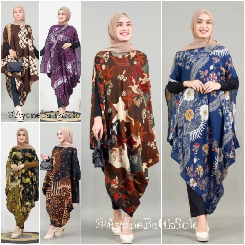 TERBARU! Kaftan Batik Wanita Baju Kaftan Model Terbaru Atasan Batik Kaftan Kaftan Batik Bahan Paris