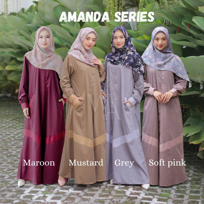 Amanda Series Gamis Premium/Dress Muslim/Long Dress