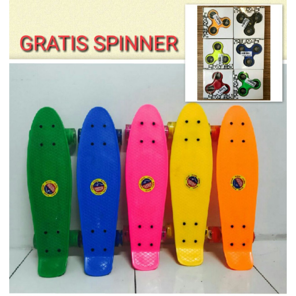 PENNY BOARD / FISH BOARD / BANANA BOARD RODA PU LED