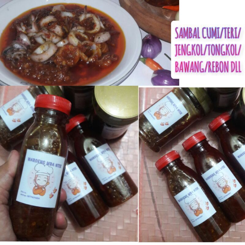 SAMBAL MIX 3 VARIANT / KEMASAN POUCH - CUMI/TERI/JENGKOL DLL PAKET 3 SAMBAL LEBIH MURAH