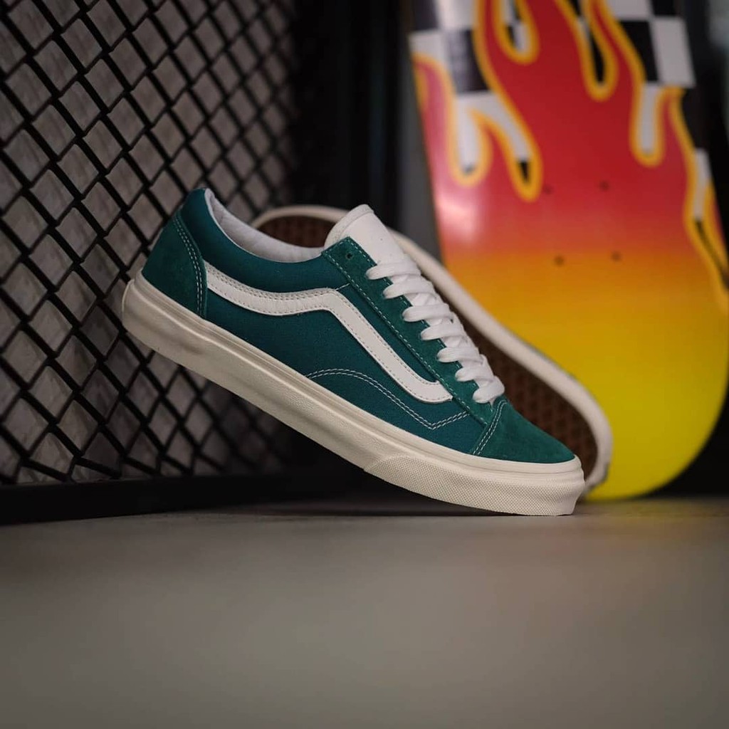 vans style 36 retro sport cadmium green