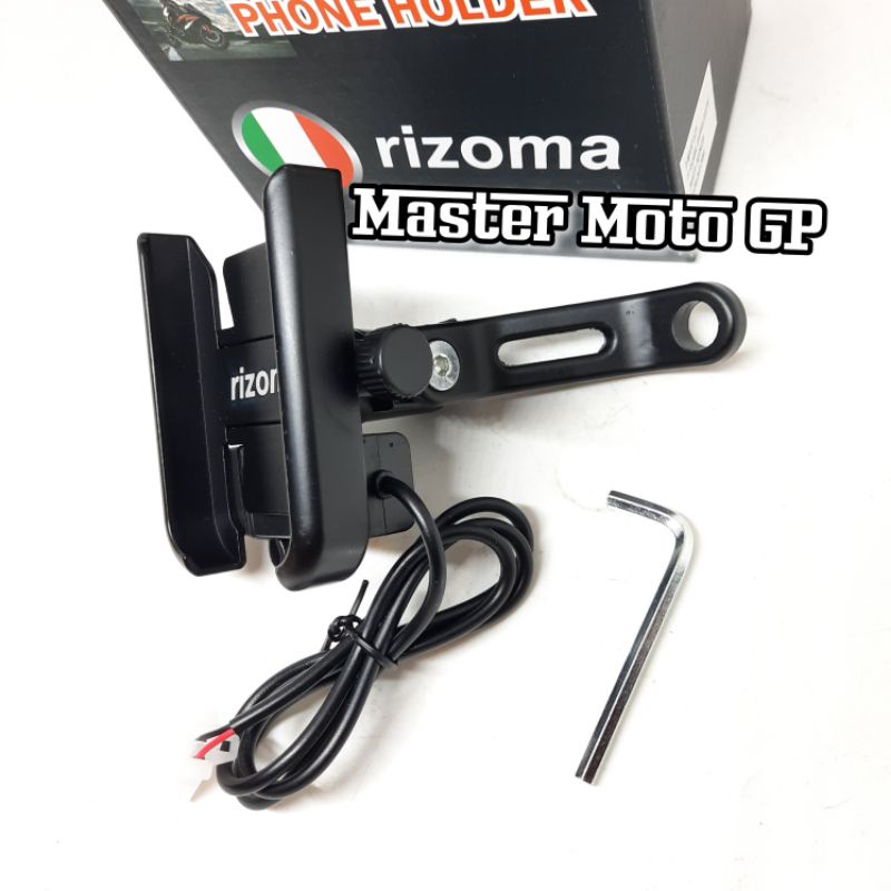 Holder hp motor Rizoma Holder Hp modif spion motor Holder Hp spion Usb Rizoma