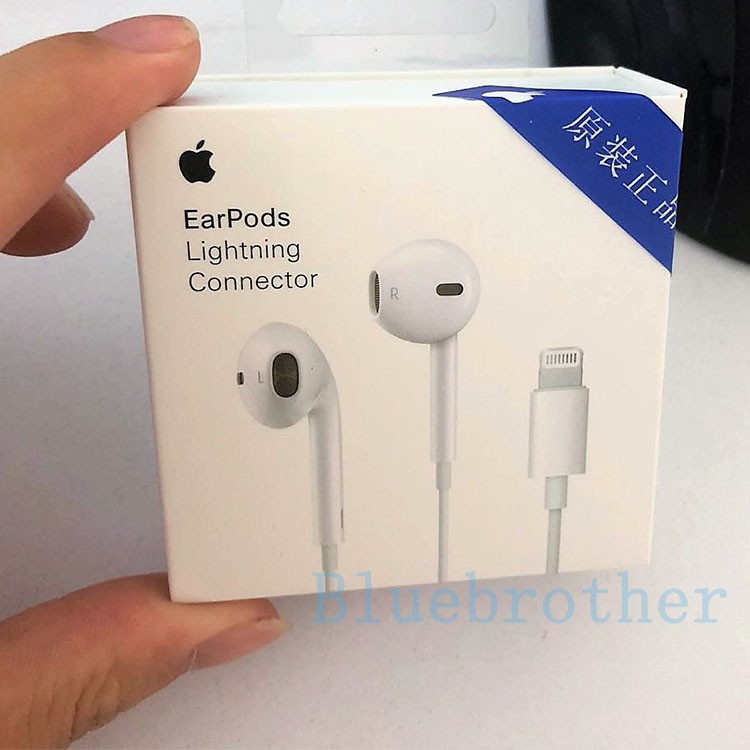 Earpods Lightning Connector Earpod Earphone Iphone 7 8 Plus X Original Shopee Indonesia