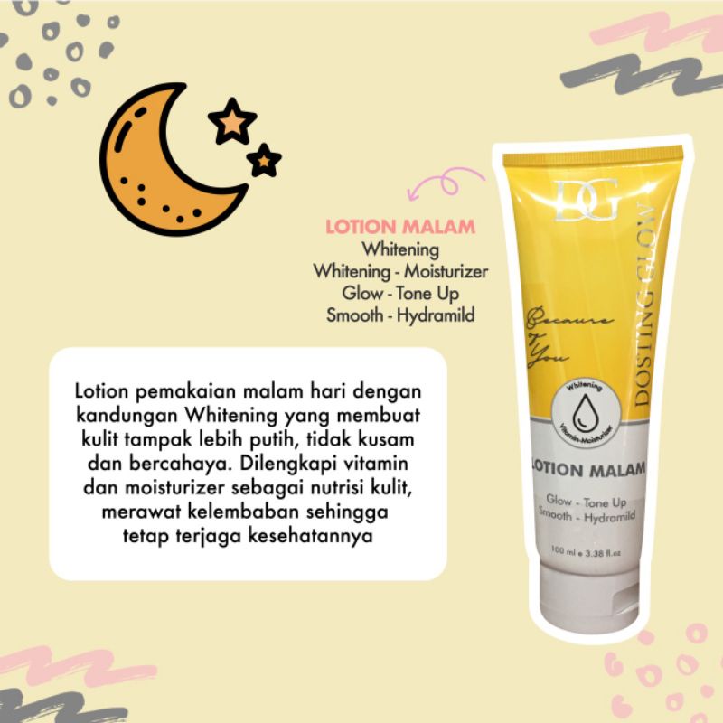 ❤ RATU ❤ Dosting Glow + Hand Body Lotion Whitening Tone Up | Lotion Siang | Lotion Malam | Sabun | Body Scrub | Stretchmark Cream