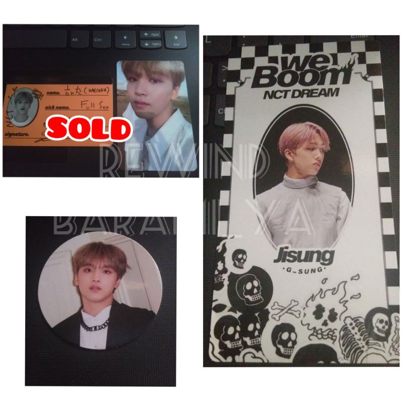 [Official/Ready Stock] Haechan PC & Haechan CC WGU, Haechan CC We Boom, Jisung Scartch Card We Boom