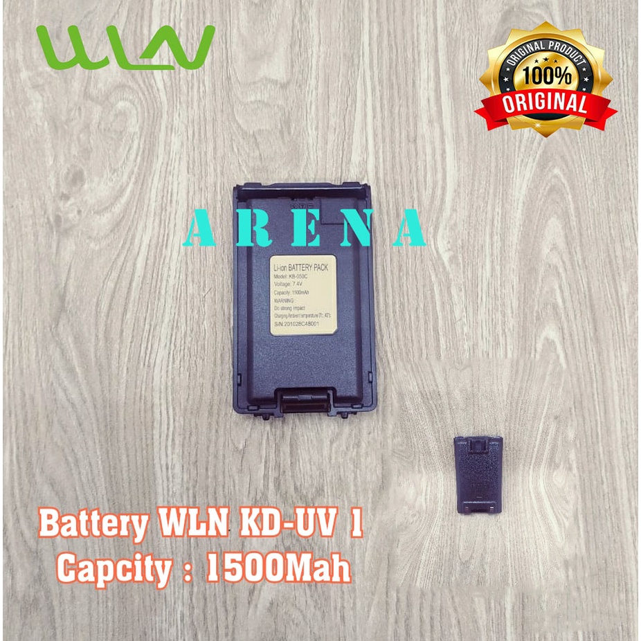 Baterai - Batere - Battery-Batre WLN KD - UV 1 Walkie Talkie