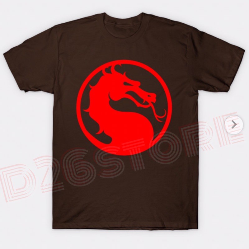 Kaos Mortal Kombat Classic Dragon logo Liu Kang Kung Lao Sub Zero Scorpion Rayden Kano Sonya