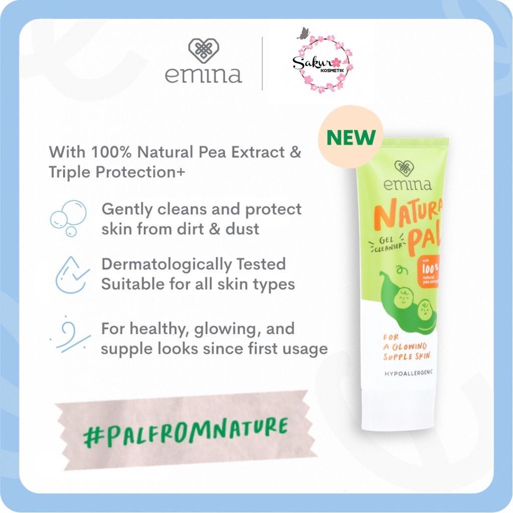 EMINA NATURA PAL GEL CLEANSER - 100ml