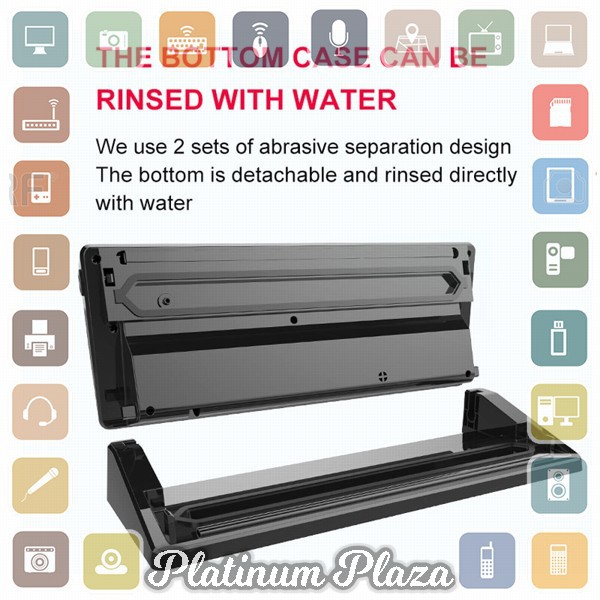 RONEGYE Vacuum Sealer Packing Machine 110W - E2900-MS - Black`2PG9GW-