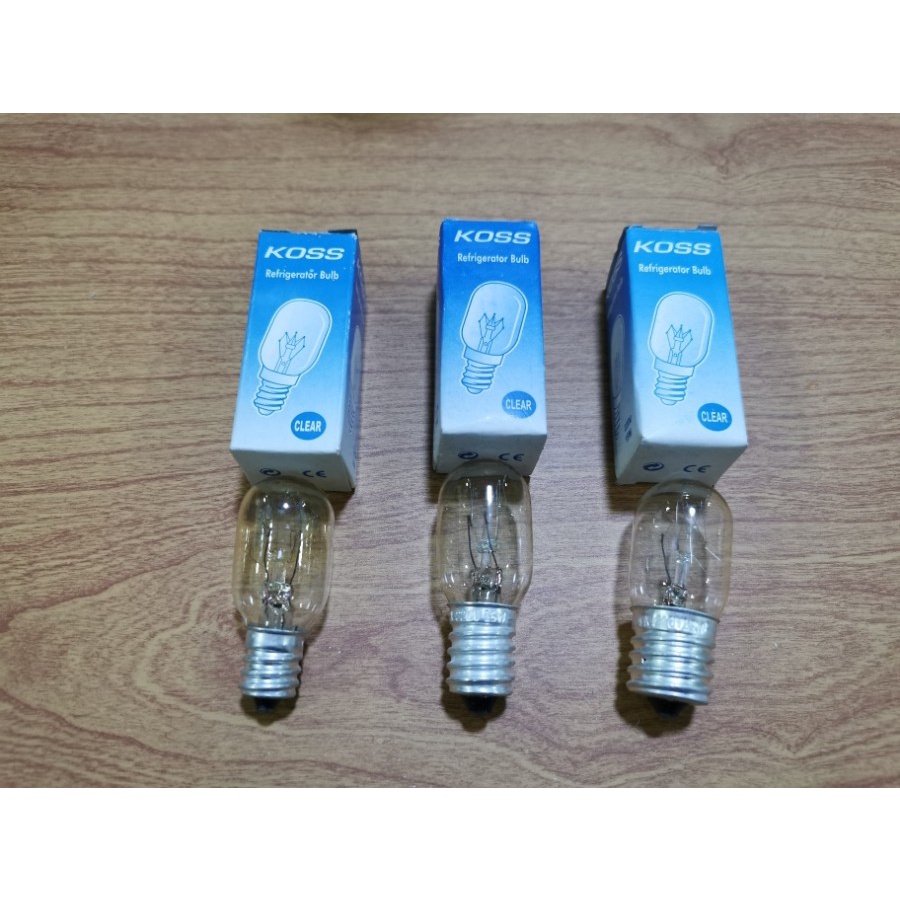 Lampu Kulkas Fitting E12 E14 E17 15watt