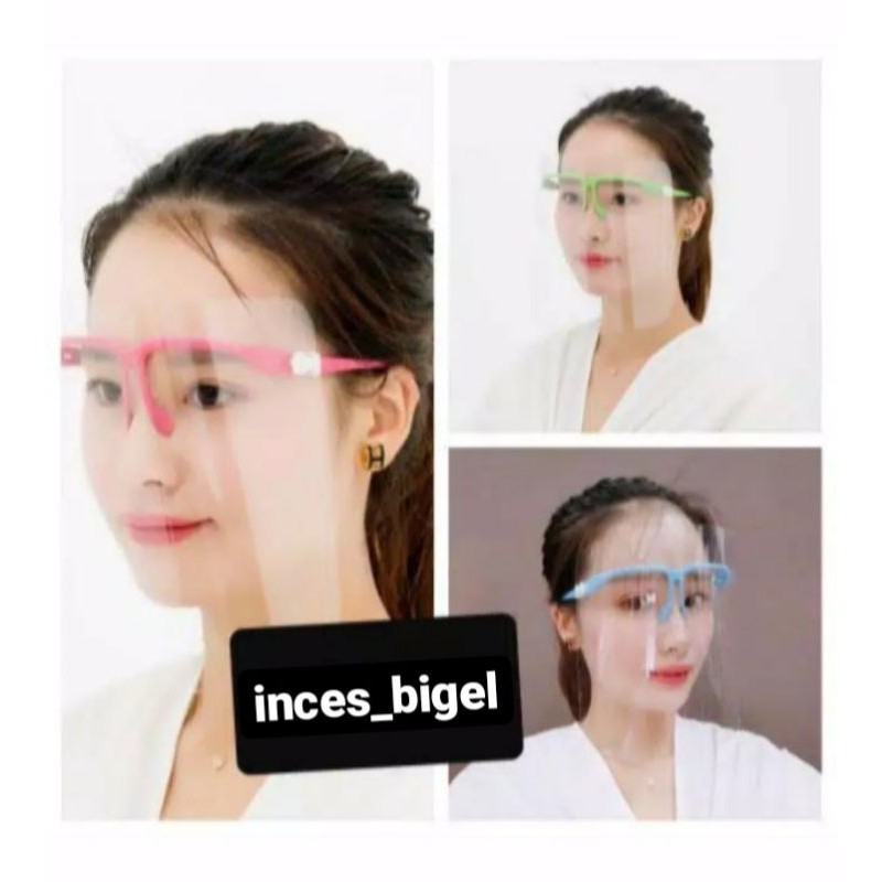 Face Shield Kacamata Warna