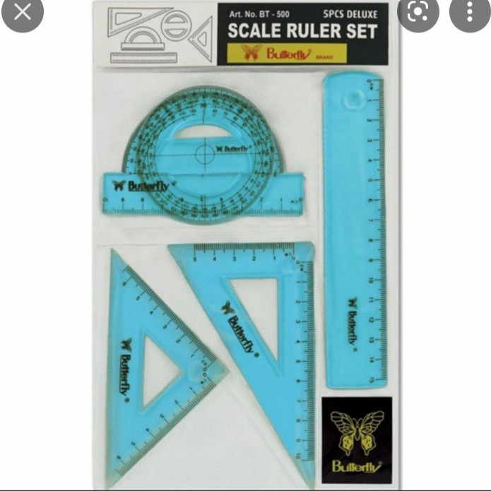 

Terbatas Penggaris Set/Penggaris Butterply Komplit,Star Set/Ruller Set 500 Hemat