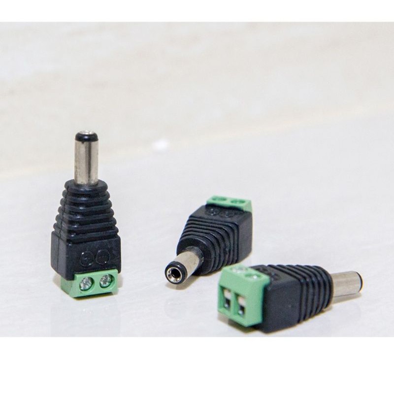 Jack DC Baut untuk CCTV (DC Plug Connector Male)