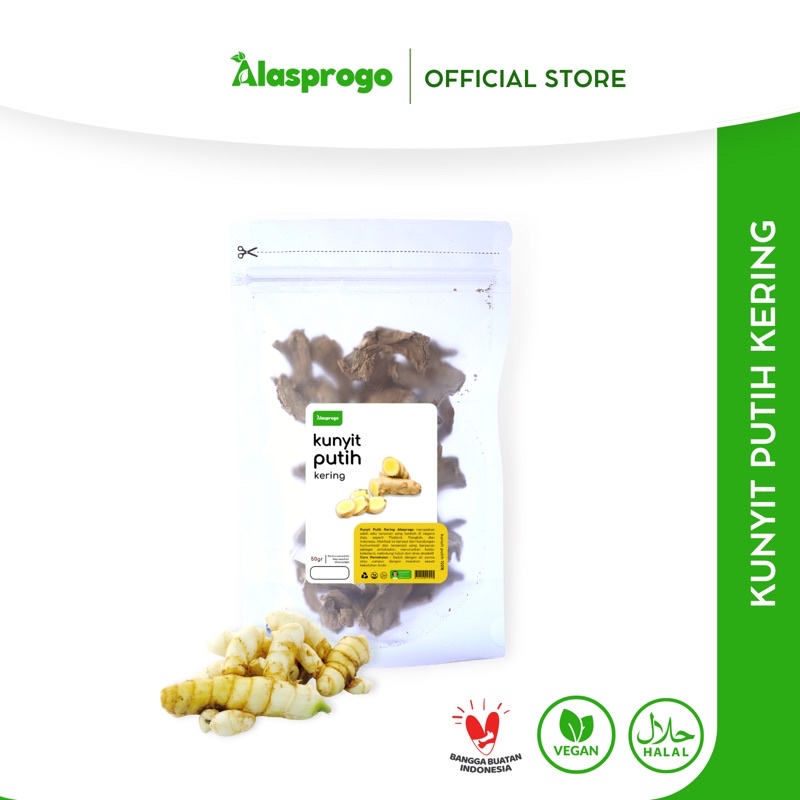 

Alasprogo Kunyit Putih Kering / Dried White Turmeric