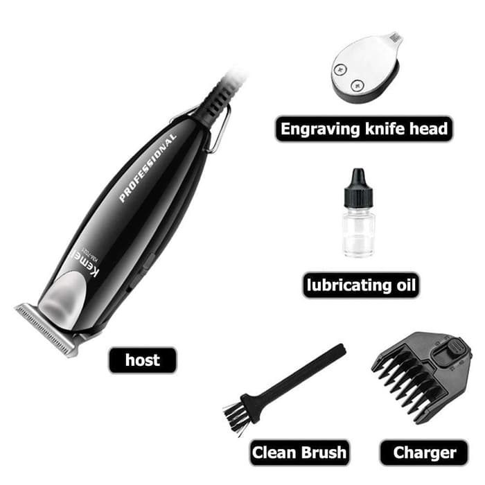 Alat Cukur Rambut Detailer 2 in 1 Kemei KM 7021 Multicolor
